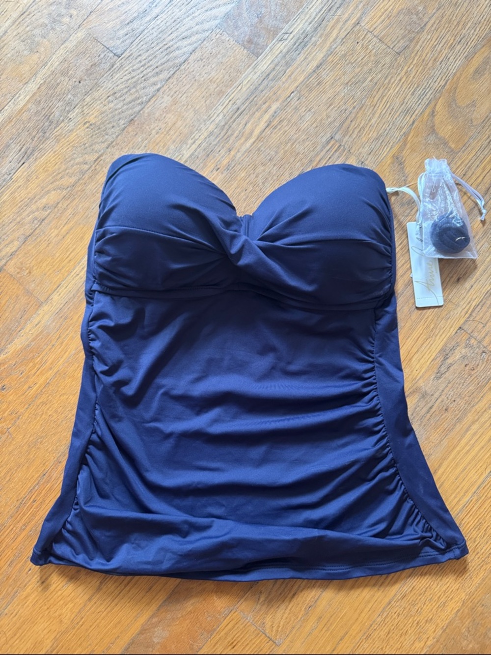 Navy blue swim top - NWT - Anne Cole - Medium